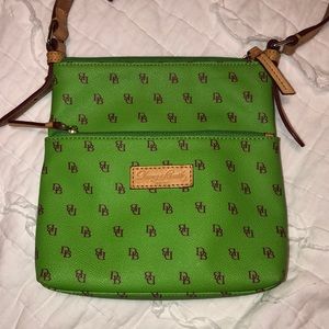 Lime green and pink purse